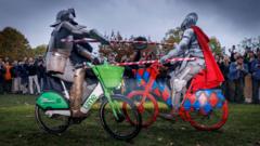 Bikes 'not for jousting,' says Lime after duel video — BBC Business, Amsterdam Business news